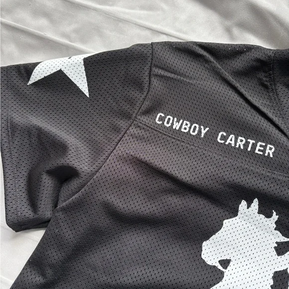 Official Beyoncé Cowboy Carter Merch Size L Black Jersey NWOT beyonce - Picture 2 of 10
